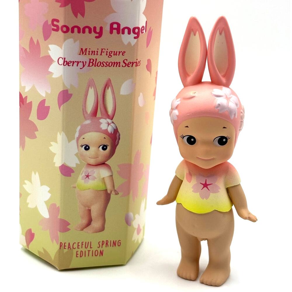 New Kewpie/Angel Mini Collectible Figure in Spring Cherry Rabbit Costume